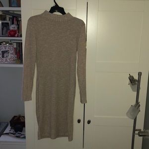tan dress